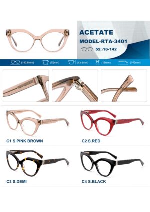 RTA3401 Acetate Eyewear Frame - Image 2