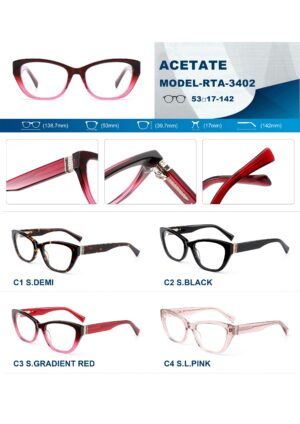 RTA3402 Acetate Eyewear Frame - Image 2