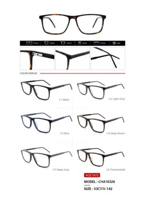 CHA10326 Acetate Eyewear Frame - Image 2