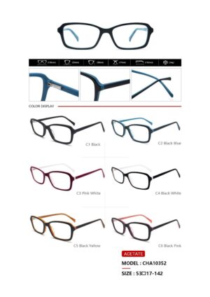 CHA10352 Acetate Eyewear Frame - Image 2