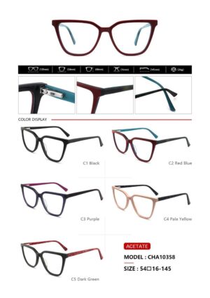 CHA10358 Acetate Eyewear Frame - Image 2
