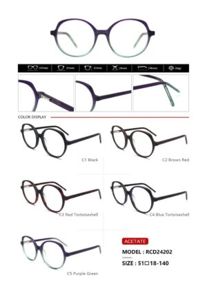 RCD24202 Acetate Eyewear Frame - Image 2