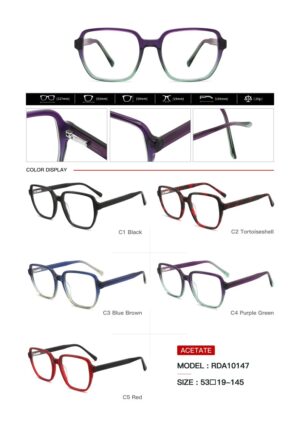 RDA10147 Acetate Eyewear Frame - Image 2