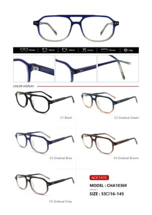 CHA10369 Acetate Eyewear Frame - Image 2