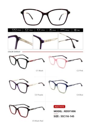 RDSY1006 Acetate Eyewear Frame - Image 2