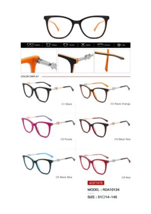 RDA10124 Acetate Eyewear Frame - Image 2
