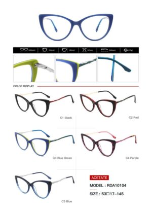 RDA10104 Acetate Eyewear Frame - Image 2