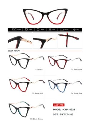 CHA10228 Acetate Eyewear Frame - Image 2