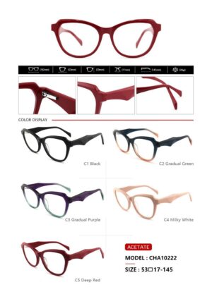 CHA10222 Acetate Eyewear Frame - Image 2