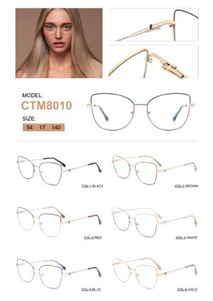 CTM8010 Metal Eyewear Frame - Image 2
