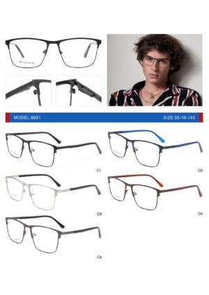 9001 Metal Eyewear Frame - Image 2