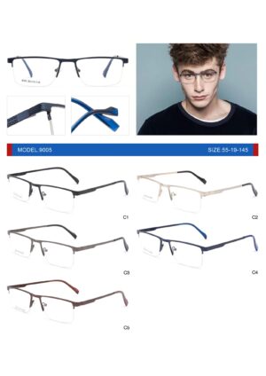 9005 Metal Eyewear Frame - Image 2