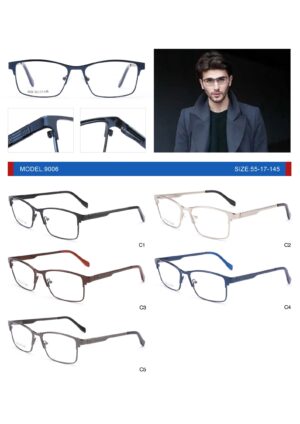 9006 Metal Eyewear Frame - Image 2