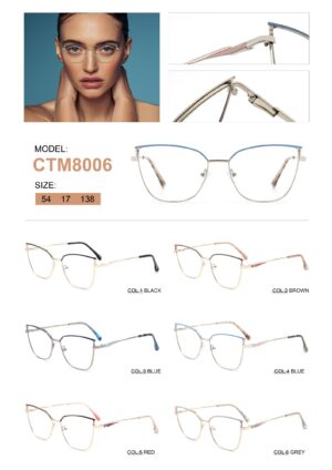 CTM8004 Metal Eyewear Frame - Image 2