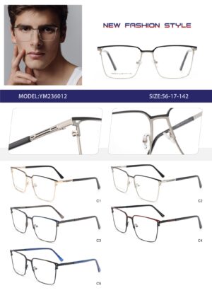 YM236012 Metal Eyewear Frame - Image 2