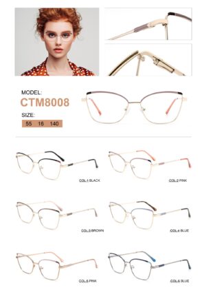 CTM8008 Metal Eyewear Frame - Image 2