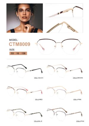 CTM8009 Metal Eyewear Frame - Image 2