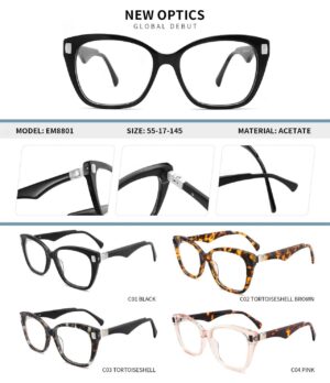 EM8801 Acetate Eyewear Frame - Image 2
