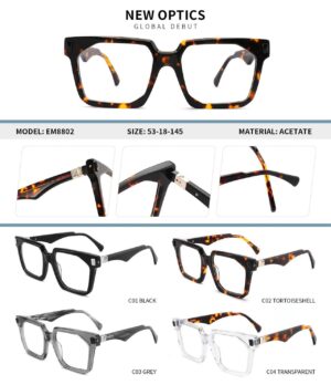 EM8802 Acetate Eyewear Frame - Image 2