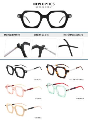 EM8808 Acetate Eyewear Frame - Image 2