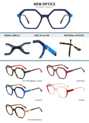 EM6111 Acetate Eyewear Frame - Image 2