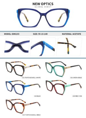 EM6103 Acetate Eyewear Frame - Image 2