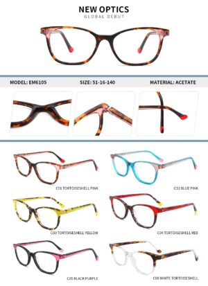 EM6105 Acetate Eyewear Frame - Image 2