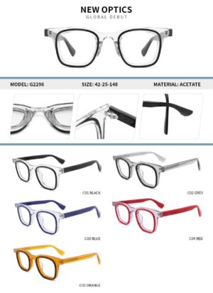G2296 Acetate Eyewear Frame - Image 2