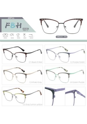 FBH17 Metal Eyewear Frame - Image 2