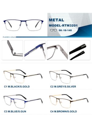 RTM3201 Metal Eyewear Frame - Image 2
