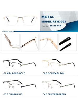RTM3203 Metal Eyewear Frame - Image 2