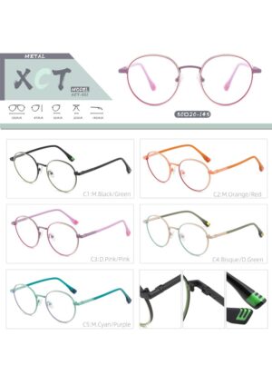 XCT801 Metal Eyewear Frame - Image 2