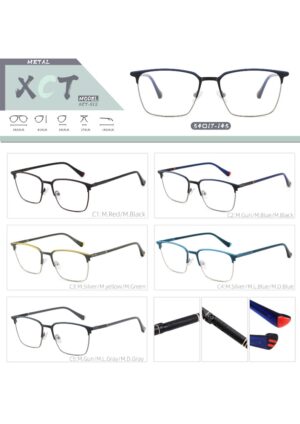 XCT812 Metal Eyewear Frame - Image 2
