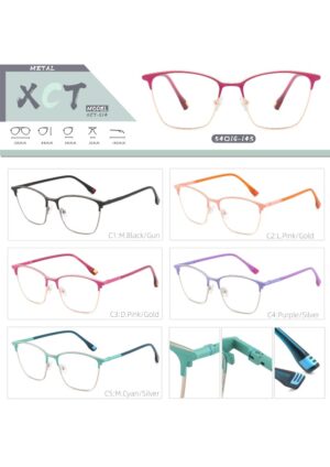 XCT814 Metal Eyewear Frame - Image 2