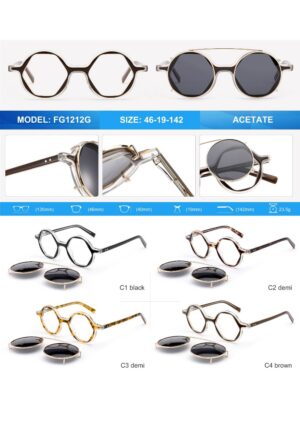 FG1212G Acetate Eyewear Frame - Image 2