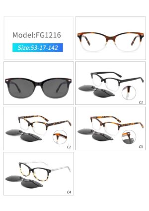 FG1216 Acetate Eyewear Frame - Image 2