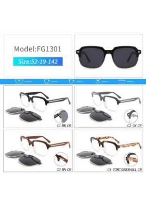 FG1301 Acetate Eyewear Frame - Image 2