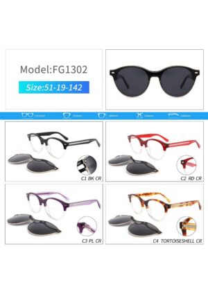 FG1302 Acetate Eyewear Frame - Image 2