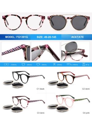 FG1391G Acetate Eyewear Frame - Image 2