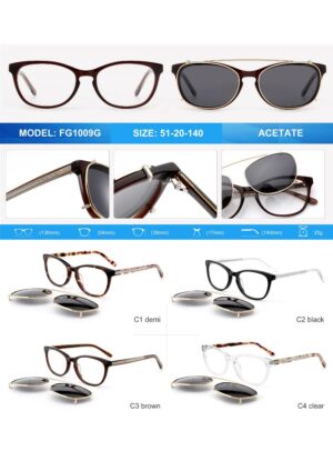 FG1009G Acetate Eyewear Frame - Image 2