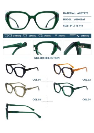 VG6009AF Acetate Eyewear Frame - Image 2