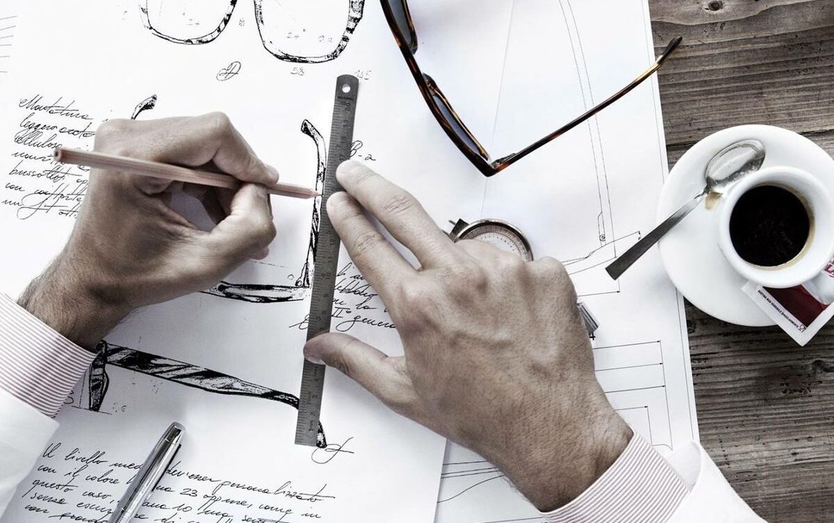 Eyewear engineering drawings and prototype frames